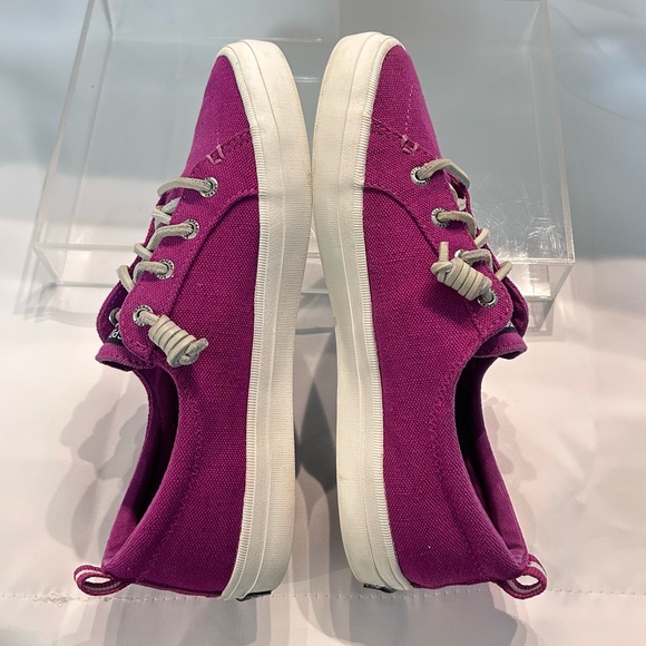 Sperry Top-Sider Fuchsia Pink Canvas Boat Shoes | Women’s Size 7 - Picture 4 of 6